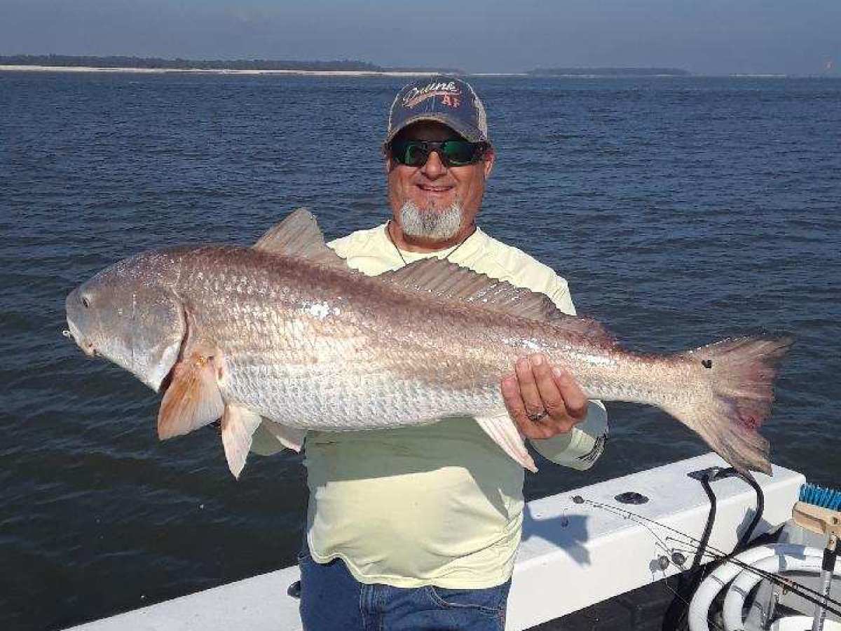 a person holding a fish on a boat in the water